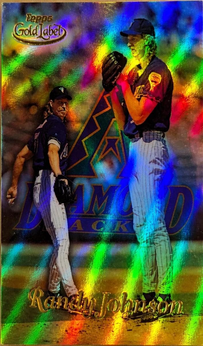 Randy Johnson 1999 topps Topps Gold Label