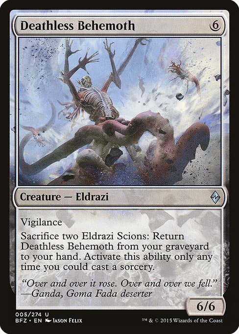 Deathless Behemoth 2015 Magic: The Gathering Battle for Zendikar