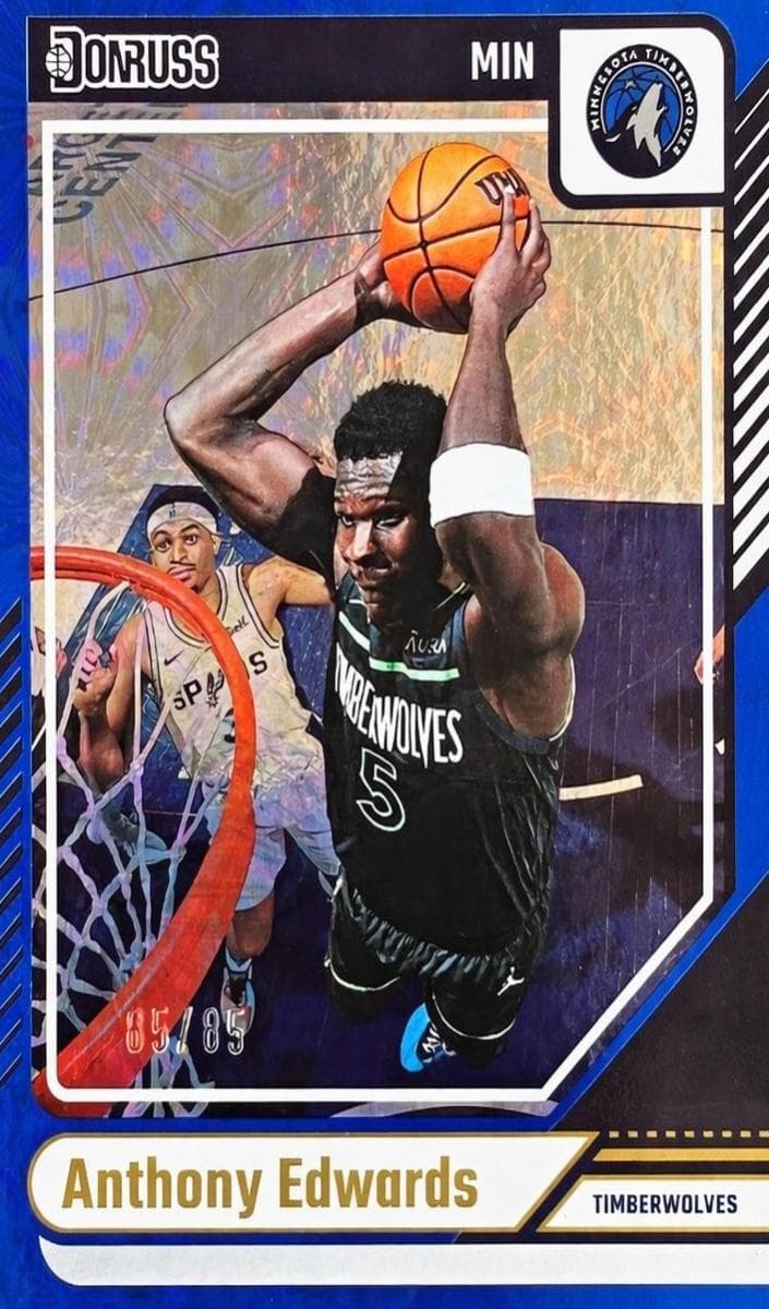 Anthony Edwards 2024 panini Donruss