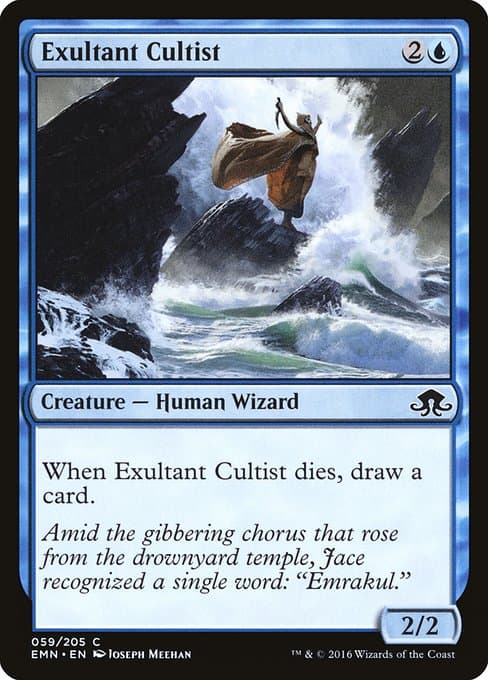 Exultant Cultist 2016 Magic: The Gathering Eldritch Moon