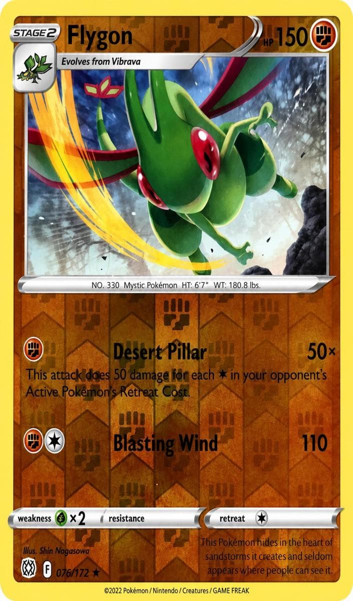 Flygon trading card