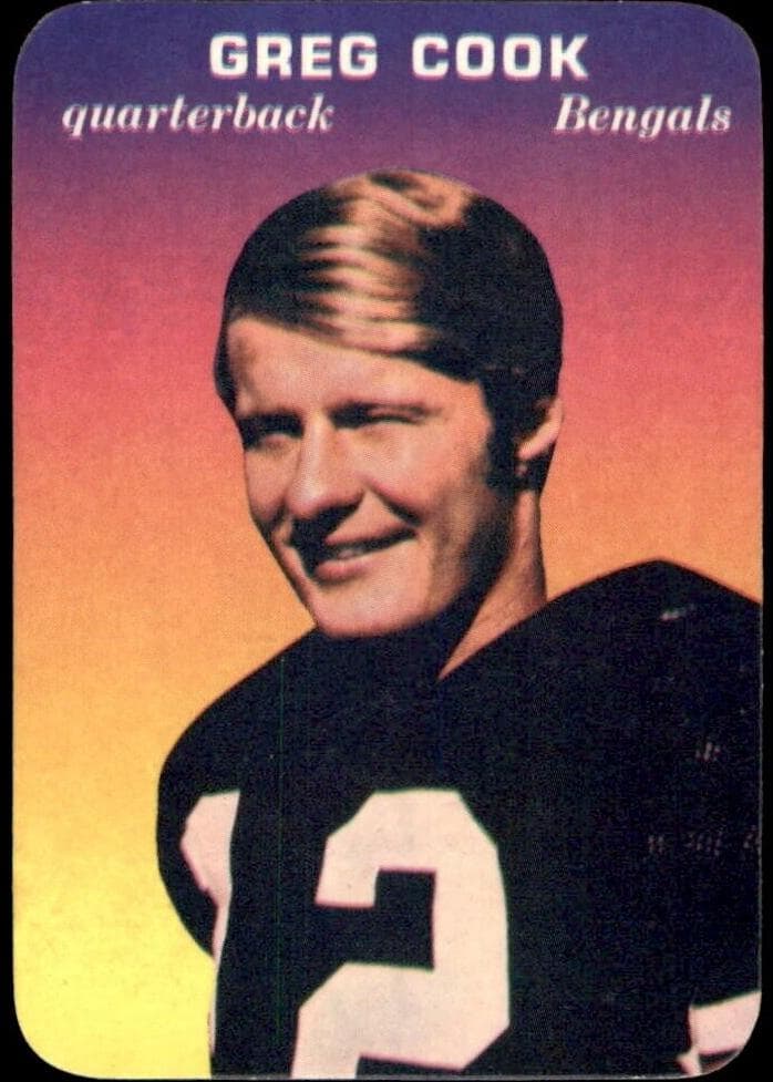 Greg Cook 1970 topps