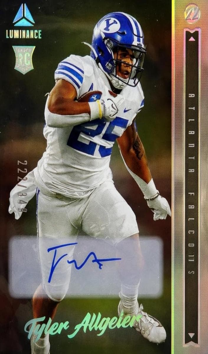 Tyler Allgeier 2022 panini Panini Luminance