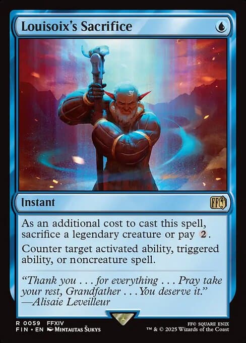 Louisoix's Sacrifice 2025 Magic: The Gathering Final Fantasy