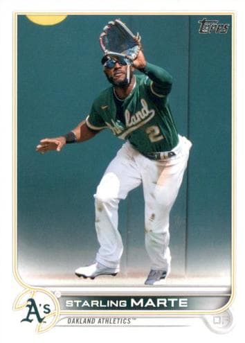Starling Marte 2022 topps Topps Chrome Sapphire Edition