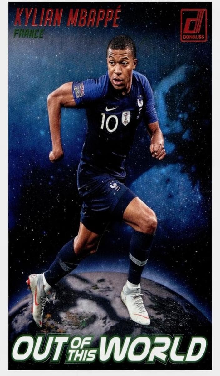 Kylian Mbappe 2018 panini