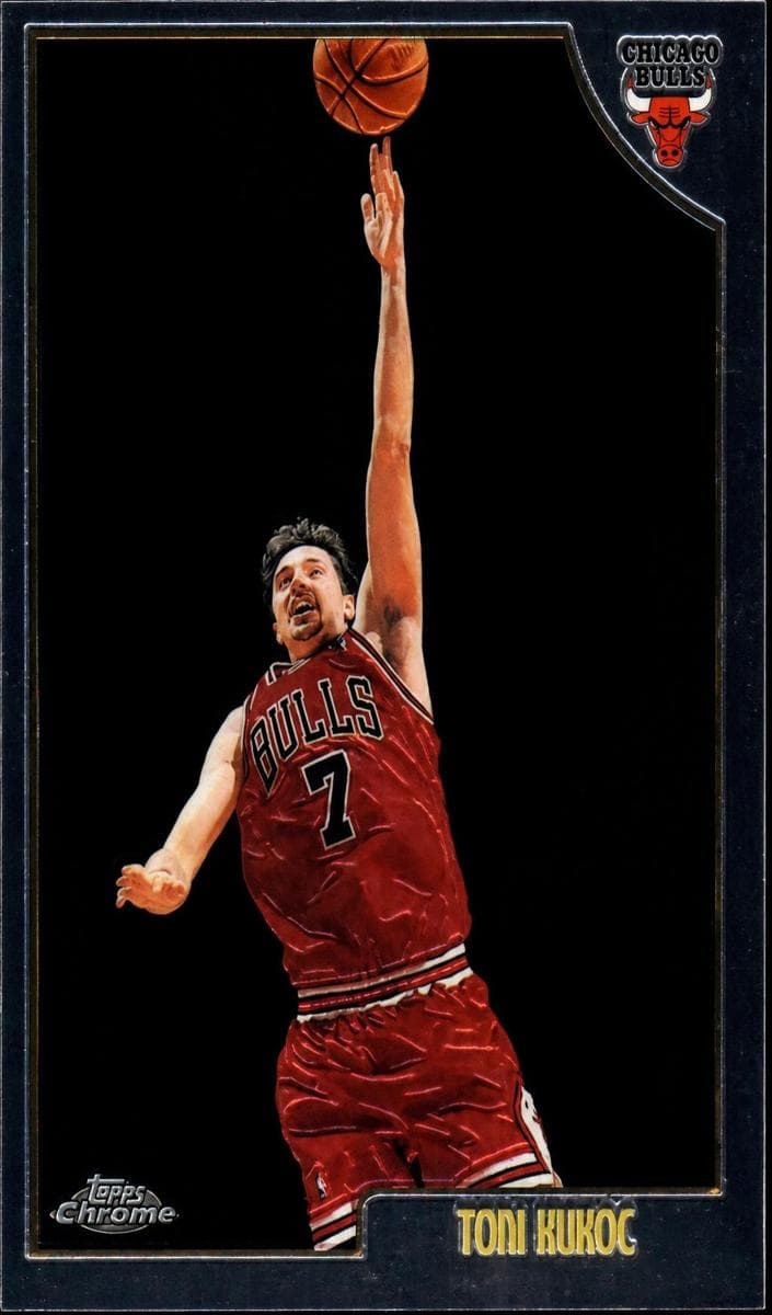 Toni Kukoc 1998 topps Topps Chrome