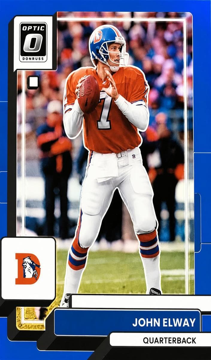 John Elway 2022 panini Donruss Optic