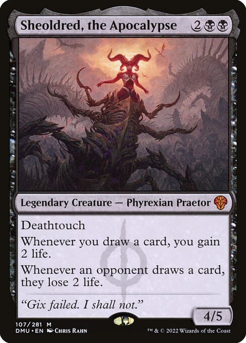 Sheoldred, the Apocalypse 2022 Magic: The Gathering Dominaria United Borderless
