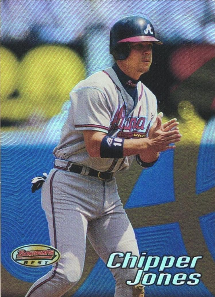 Chipper Jones 2002 bowman Bowman's Best
