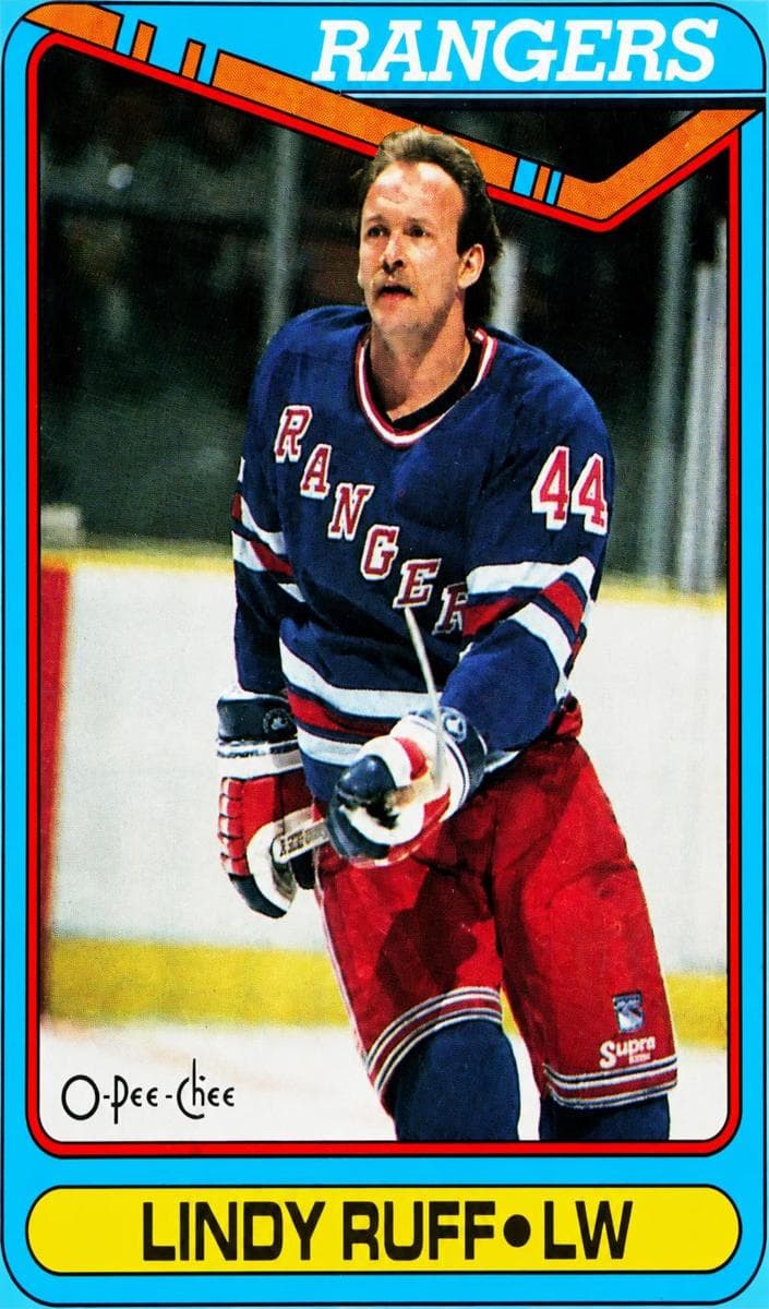 Lindy Ruff trading card