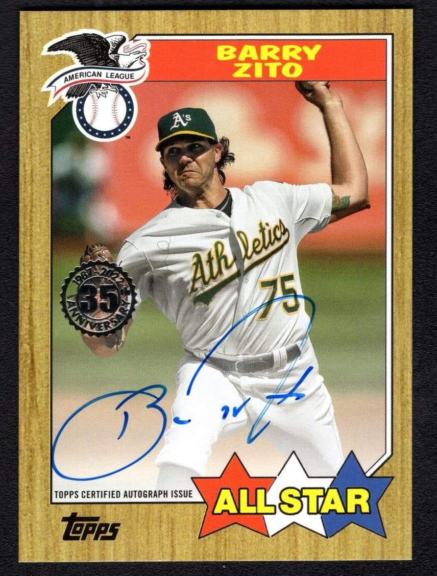 Barry Zito 2022 topps Topps Update