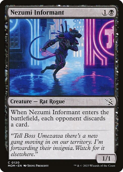 Nezumi Informant 2023 Magic: The Gathering