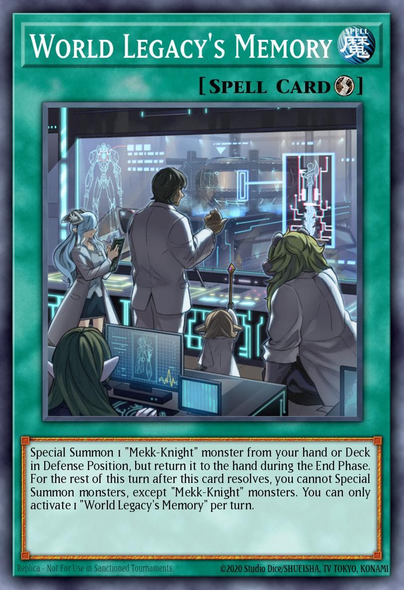 World Legacy's Memory 2018 Yu-Gi-Oh! Cybernetic Horizon