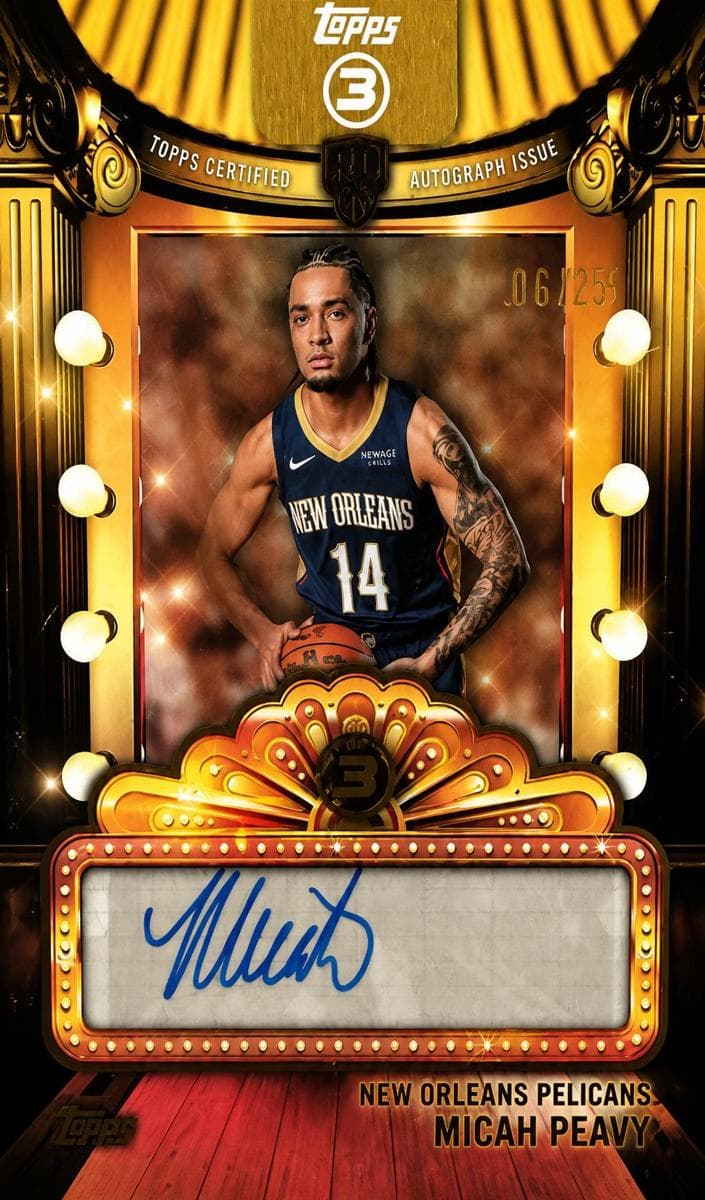Micah Peavy 2025 topps Topps 3