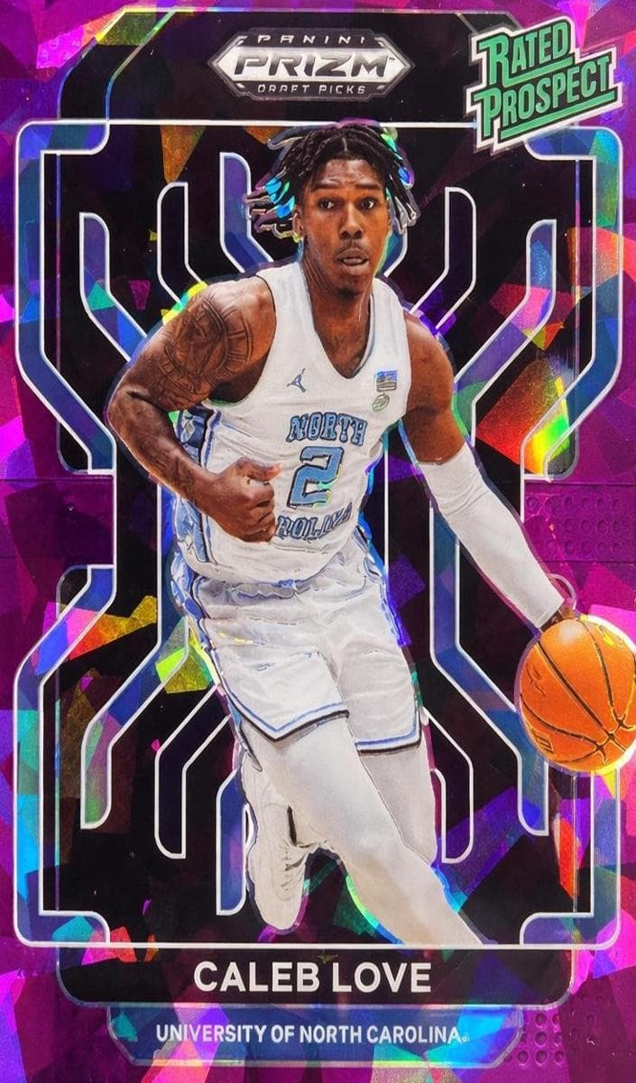 Caleb Love 2022 panini Panini Prizm Draft Picks