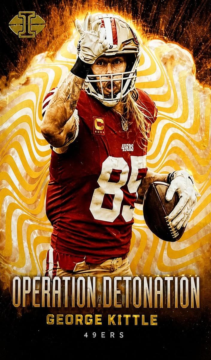 George Kittle 2023 panini Panini Illusions