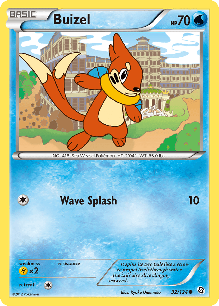 Buizel 2012 Pokemon Dragons Exalted