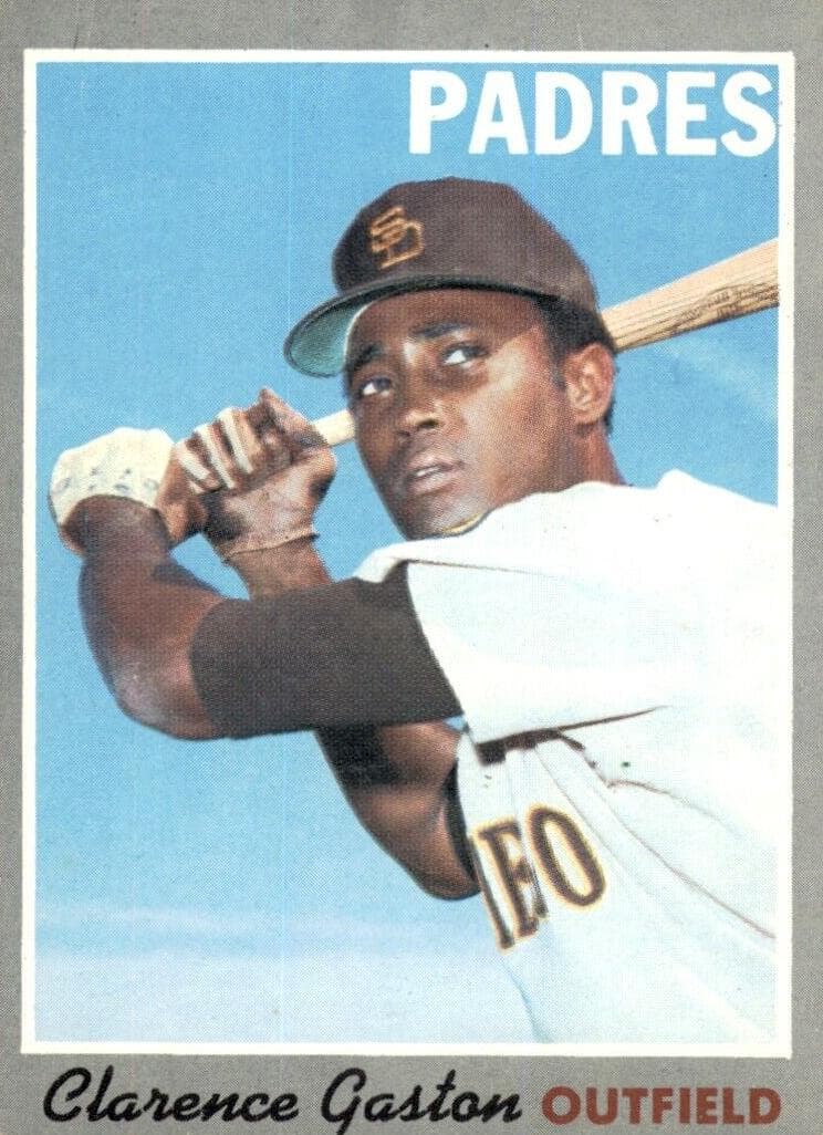 Clarence Gaston 1970 topps Topps