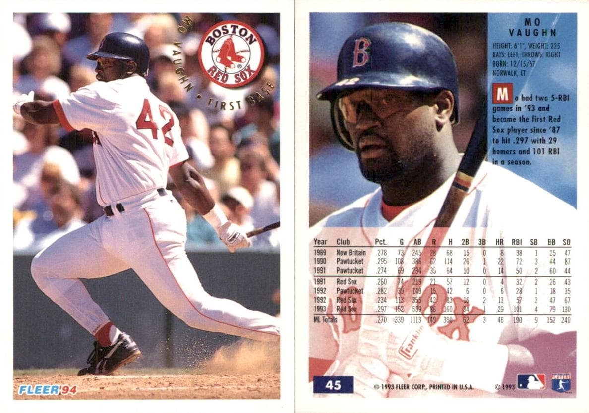 Mo Vaughn #45