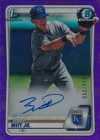 Bobby Witt Jr. 2020 bowman Bowman Chrome Prospect Auto (1st)