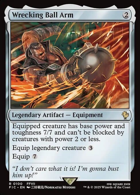 Wrecking Ball Arm 2025 Magic: The Gathering Final Fantasy Commander