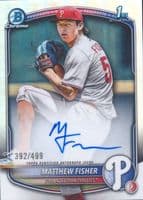 Matthew Fisher trading card