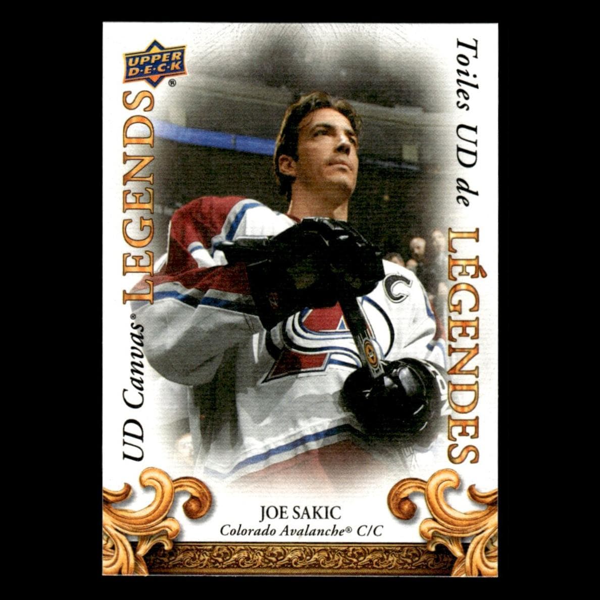 Joe Sakic 2023 upper-deck Tim Hortons Legends