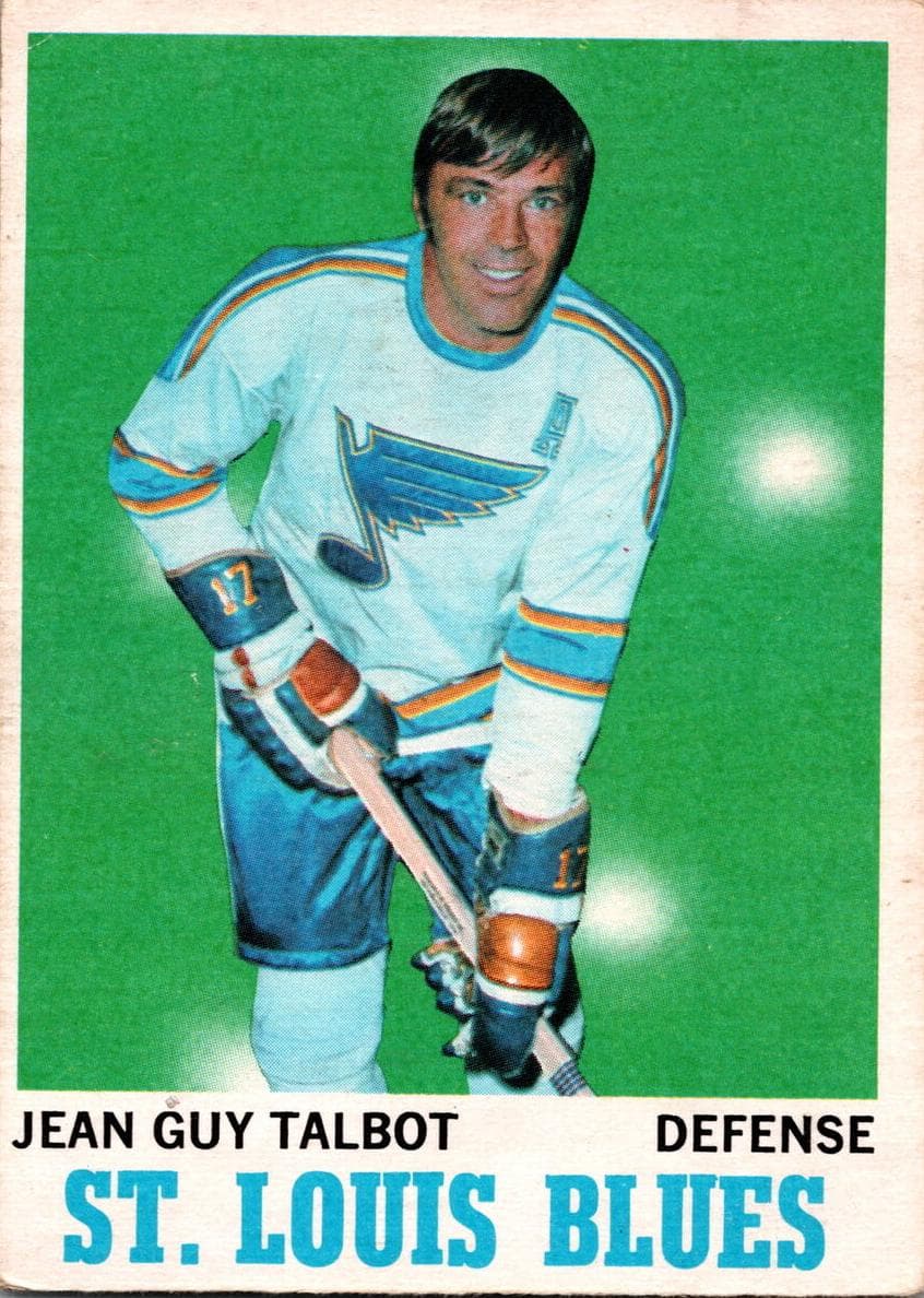 Jean-Guy Talbot 1970 topps