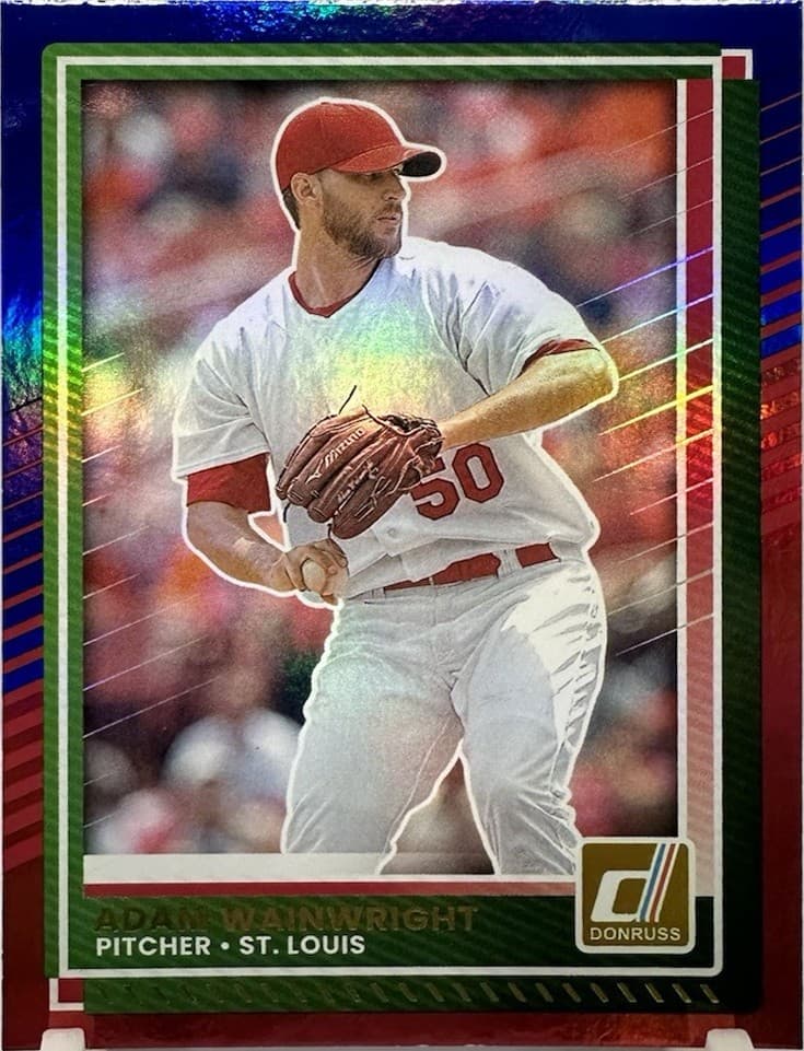Baseball Red Blue 2025 Donruss