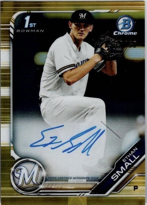 Ethan Small 2019 bowman Bowman Draft Sapphire Edition