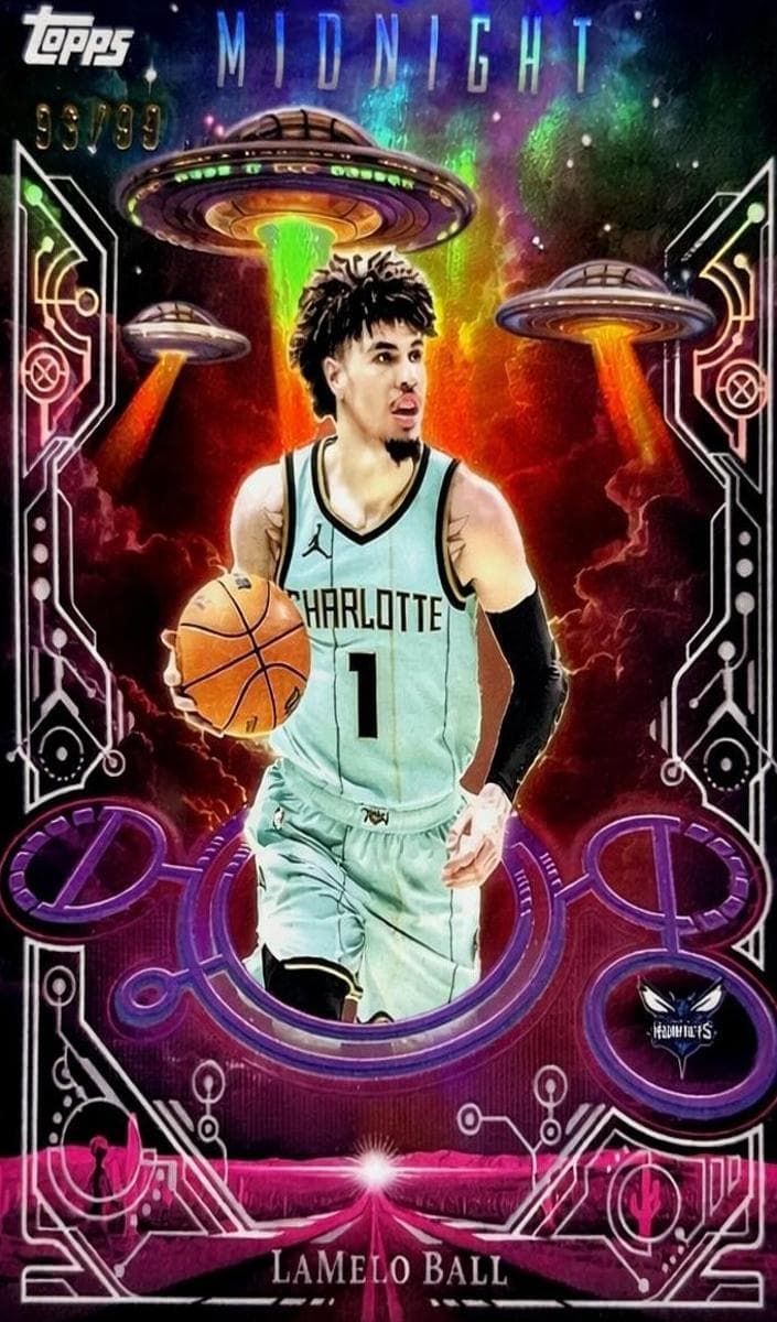 LaMelo Ball 2025 topps Topps Midnight