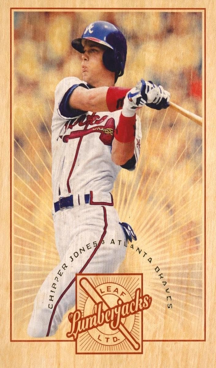 Chipper Jones 1996 leaf Leaf Limited