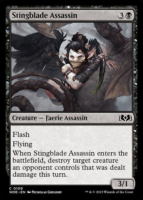 Stingblade Assassin 2023 Magic: The Gathering Wilds of Eldraine