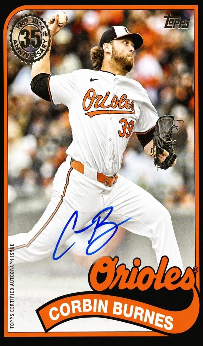 Corbin Burnes 2024 topps Topps Update