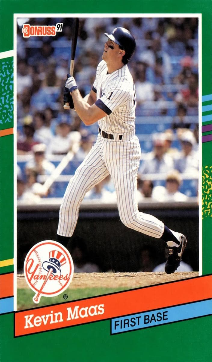 Kevin Maas 1991 panini Donruss