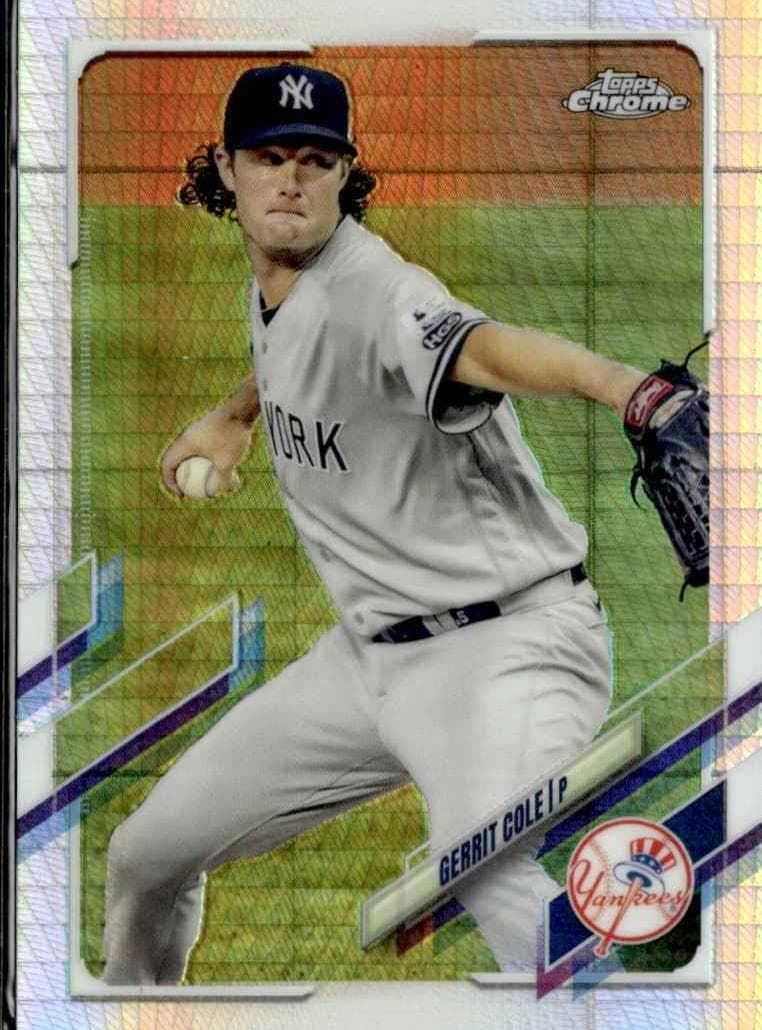Gerrit Cole 2021 topps Topps Chrome