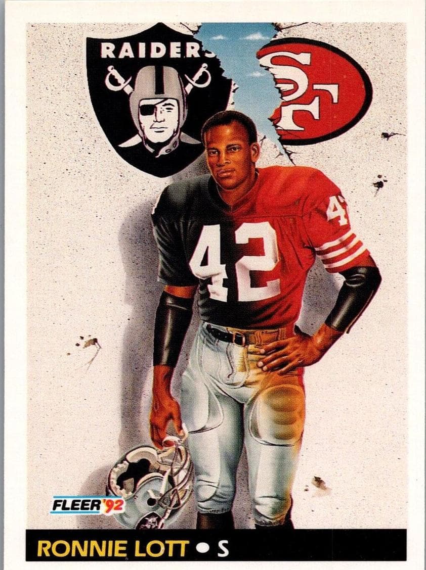 Ronnie Lott 1992 fleer