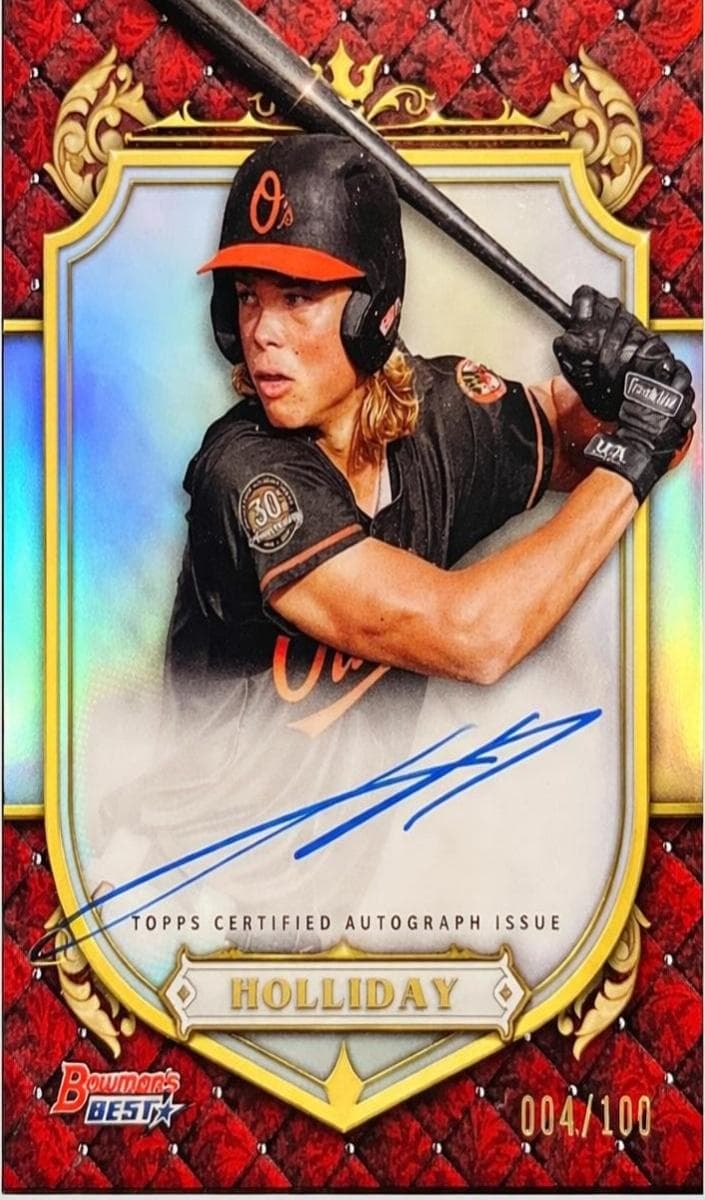 Jackson Holliday 2022 bowman Bowman's Best