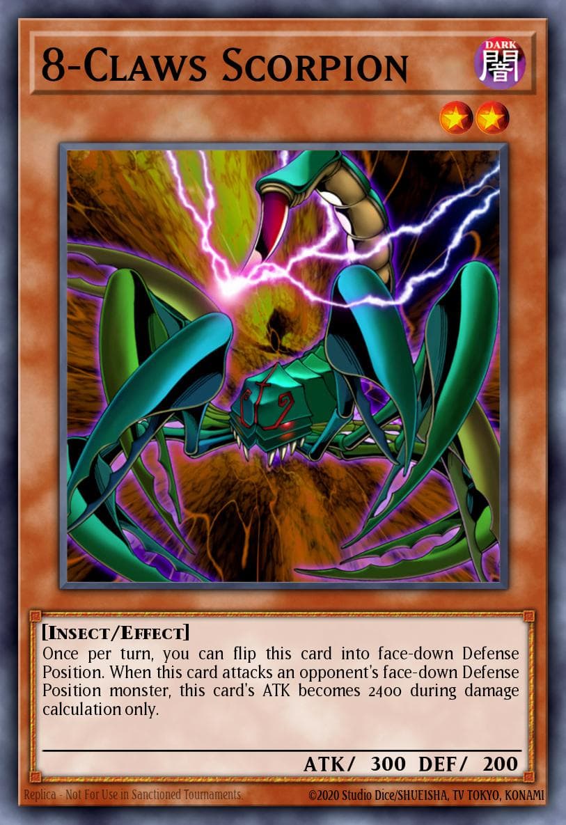 8-Claws Scorpion #GLD1-EN007