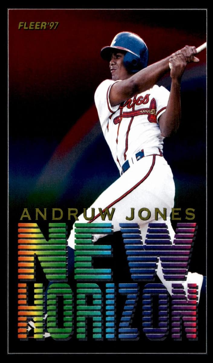 Andruw Jones 1997 fleer Fleer
