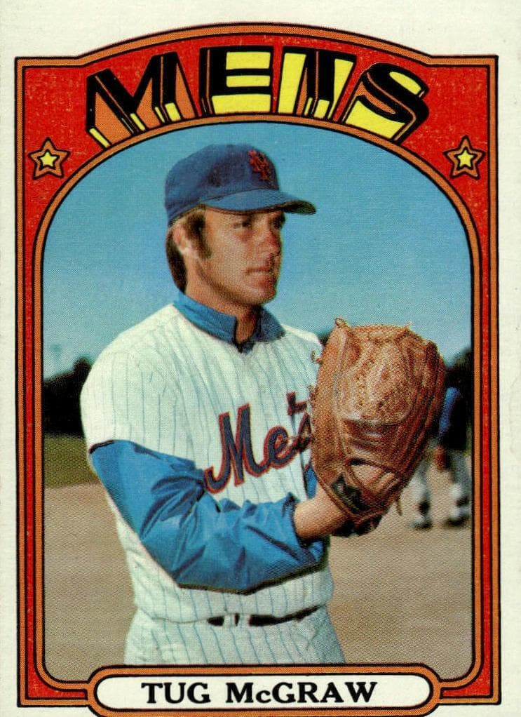 Tug McGraw 1972 topps Topps