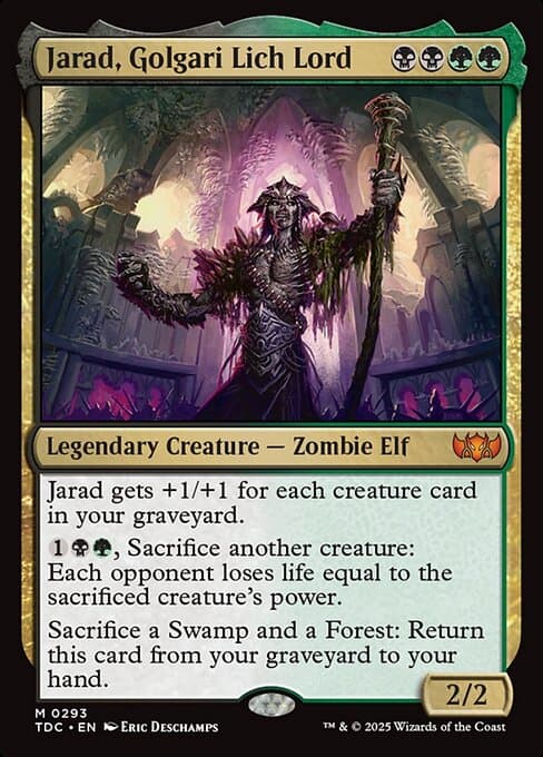 Jarad, Golgari Lich Lord 2017 Magic: The Gathering Commander Anthology