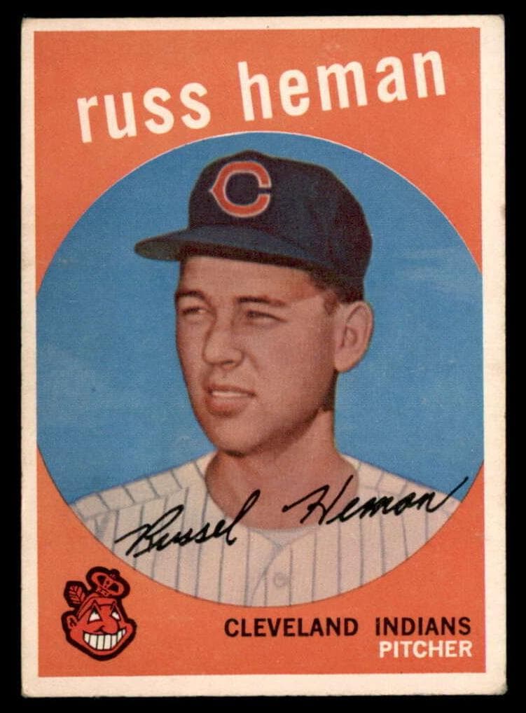 Russ Heman 1959 topps Topps