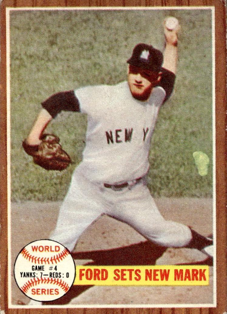 World Series Game #4 - Ford Sets New Mark 1962 topps