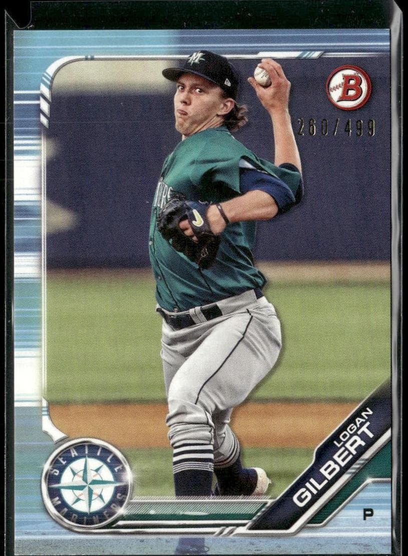 Logan Gilbert 2019 bowman Bowman Draft