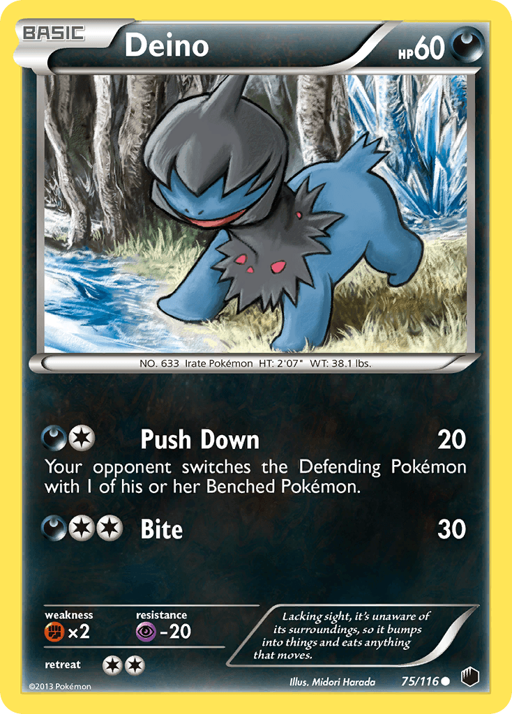 Deino 2013 Pokemon Plasma Freeze
