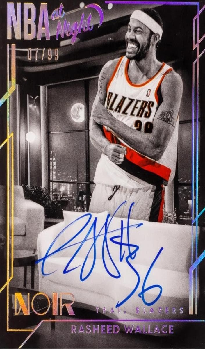 Rasheed Wallace 2024 panini Noir