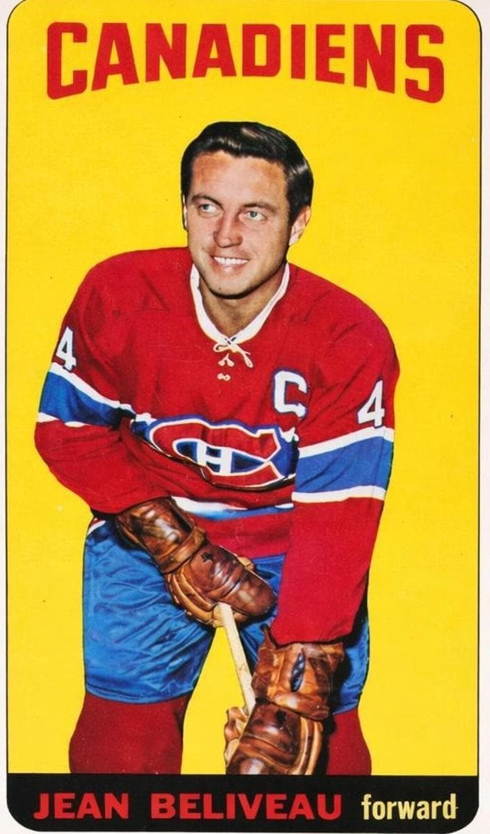Jean Beliveau 1964 topps Topps