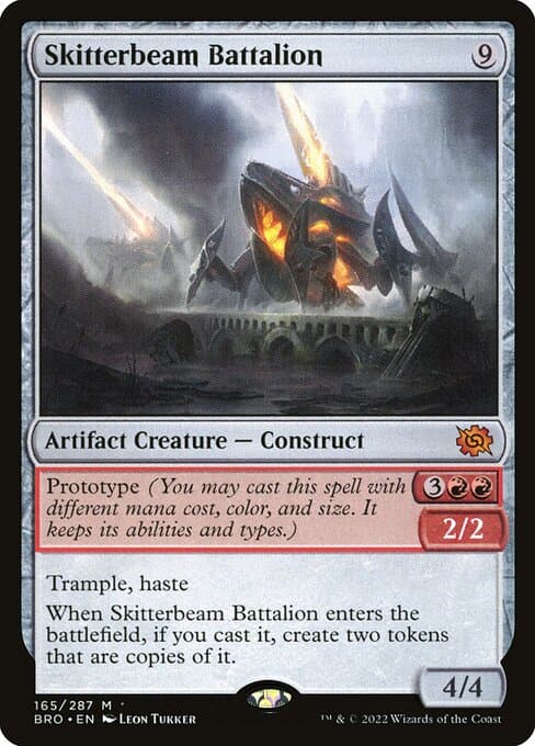 Skitterbeam Battalion 2022 Magic: The Gathering Brother's War